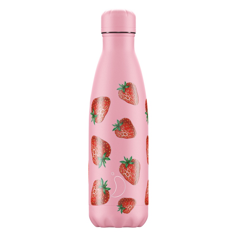 

Термос Chilly's Bottles new icon 500 мл strawberry