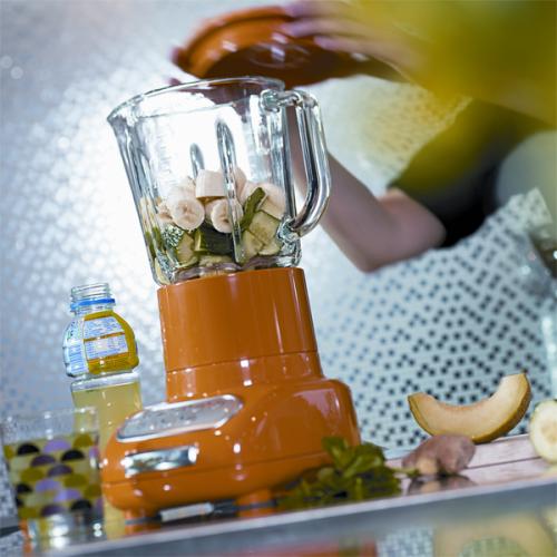 Блендер со стекл.стаканом 1,5л полупроф.Kitchen Aid мандариновый