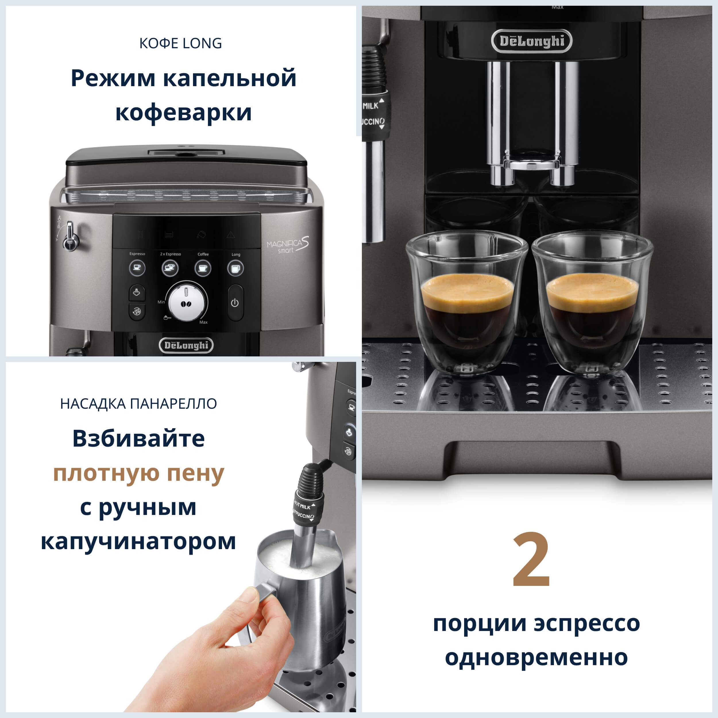 Кофемашина DeLonghi ECAM250.33.TB