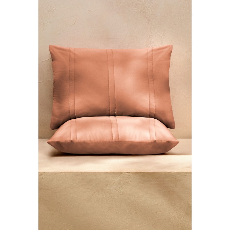 Набор наволочек декоративных 50 х 70 см Sonno Home Veneta терракотовый 2 шт 9490₽