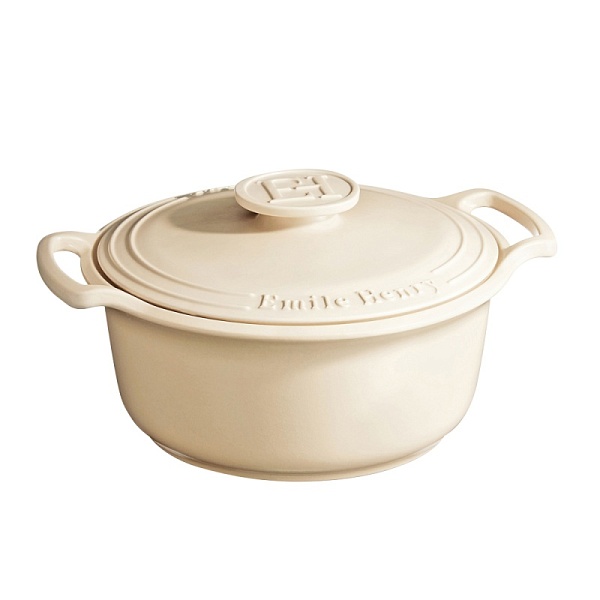 Кастрюля 4 л Emile Henry Sublime кремовая