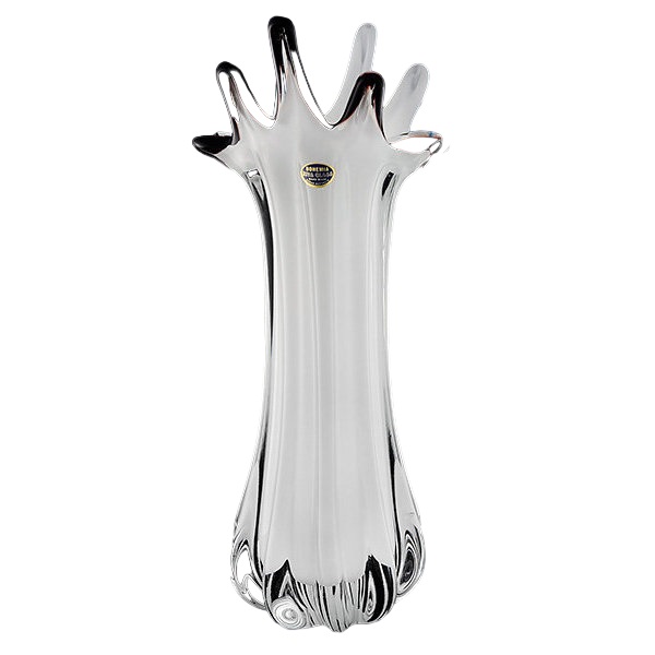 Ваза для цветов 38 см Vaclav Ruzicka-Riva Glass белая Vaclav Ruzicka-Riva Glass DMH-8251 - фото 1