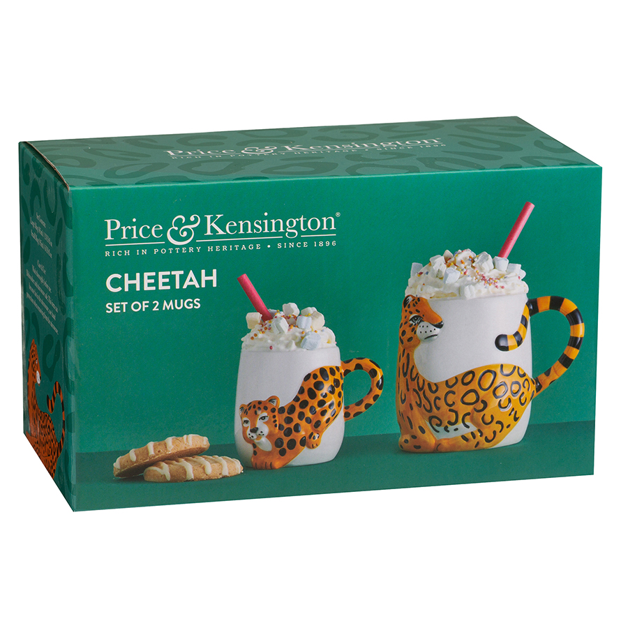 Набор кружек Price & Kensington Cheetah 2 шт Price&Kensington CKH-P_0059.078 - фото 2