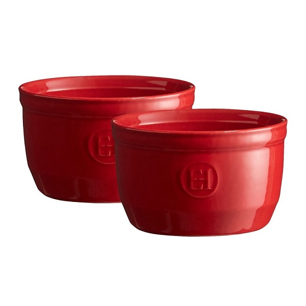 Набор рамекинов №10 2 шт, цвет гранат