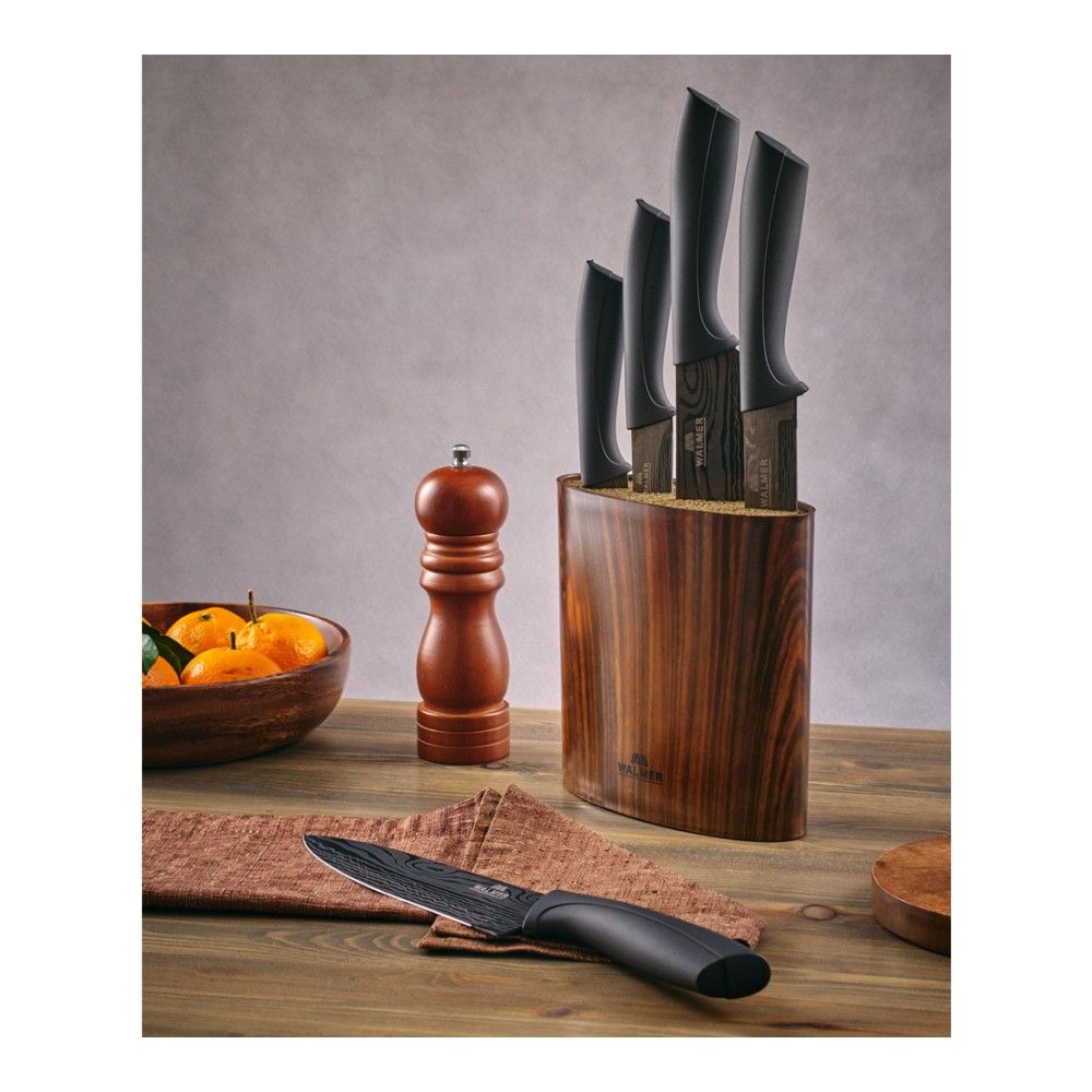 Подставка для ножей овальная 16 см Walmer Wood Walmer CKH-W08002203 - фото 5