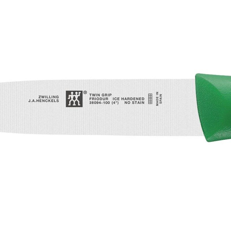 Нож для чистки овощей 10 см Zwilling Twin Grip зелёный от CookHouse