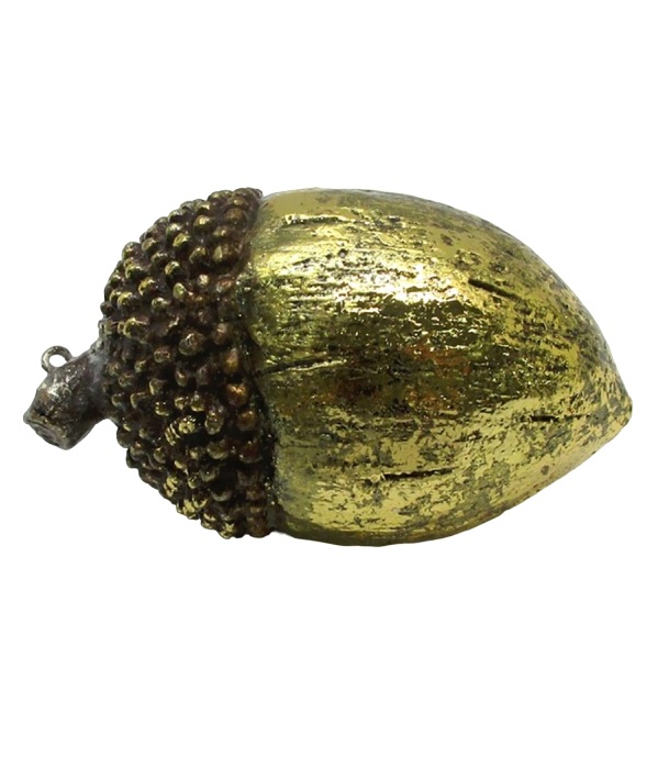 Статуэтка 9,5 см Азалия Желудь золотой украшение подвесное азалия шар золотой