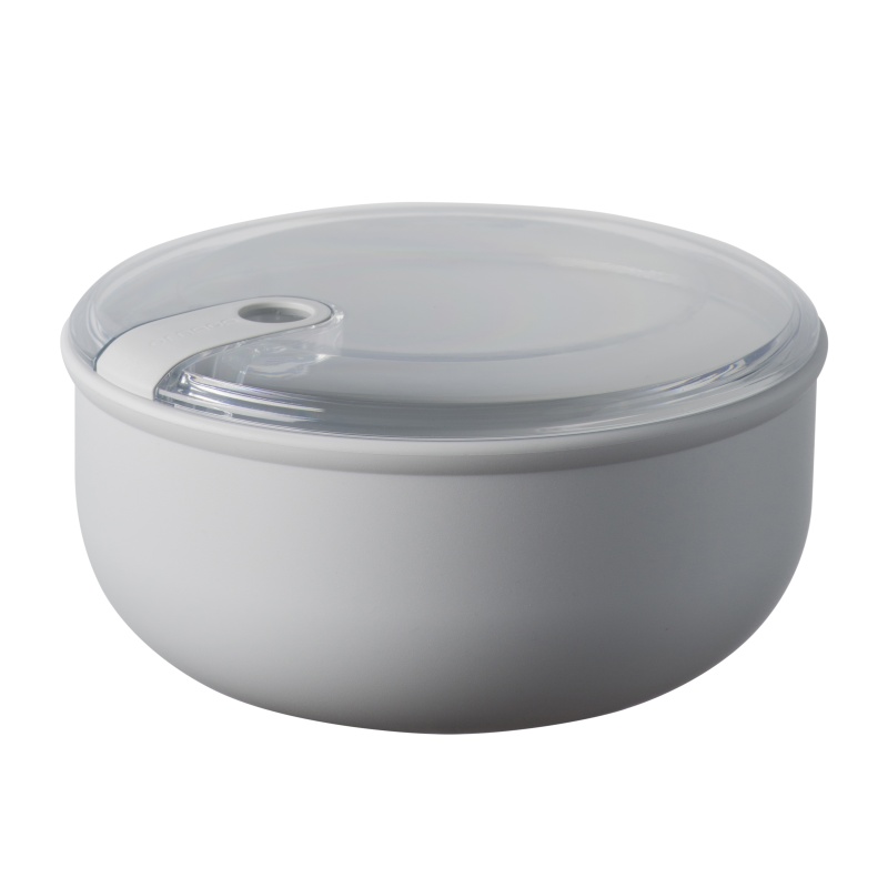 Контейнер круглый 1800 мл Omada Pull Box серый