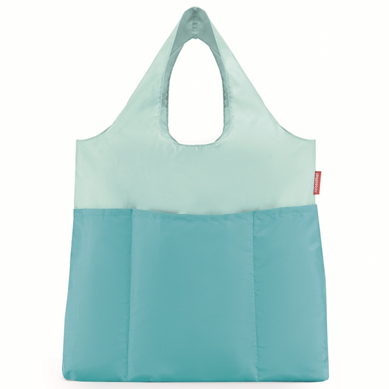 

Сумка складная Reisenthel Mini Maxi shopper plus bicolor бирюзовый
