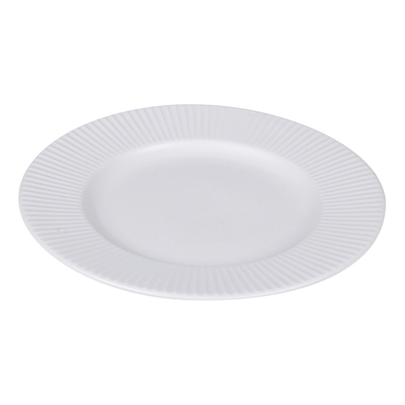 Набор тарелок soft ripples, D21 см, белые, 2 шт. Liberty Jones CKH-LJ_SS_PL21_WH - фото 1