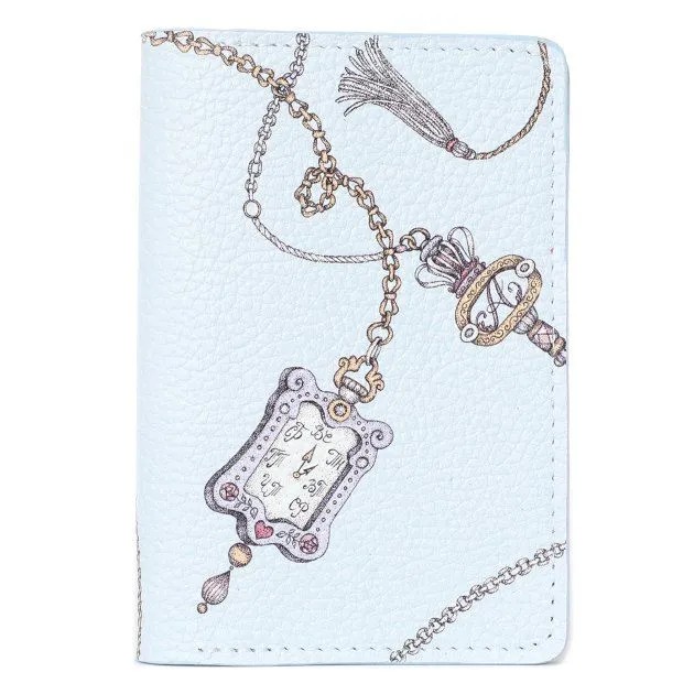 Обложка для паспорта Valerie Concept голубой 3990₽