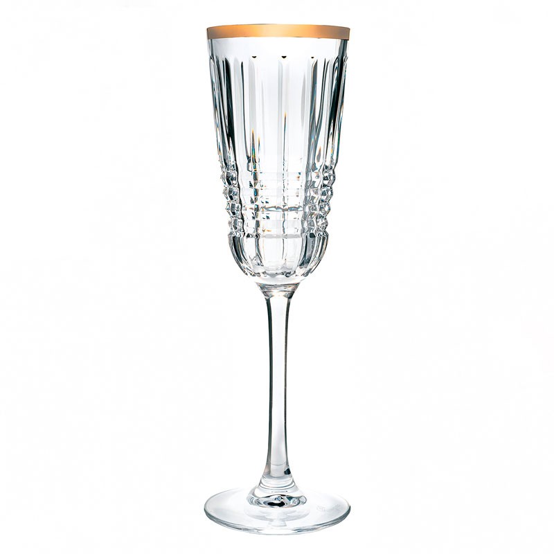 Набор бокалов для шампанского 170 мл Cristal D'Arques Rendez-Vous Gold 6 шт