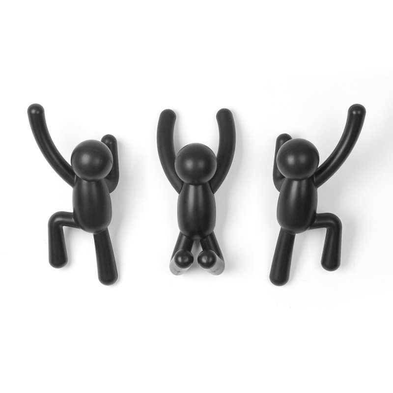 

Вешалки-крючки Umbra Buddy 3 шт чёрный