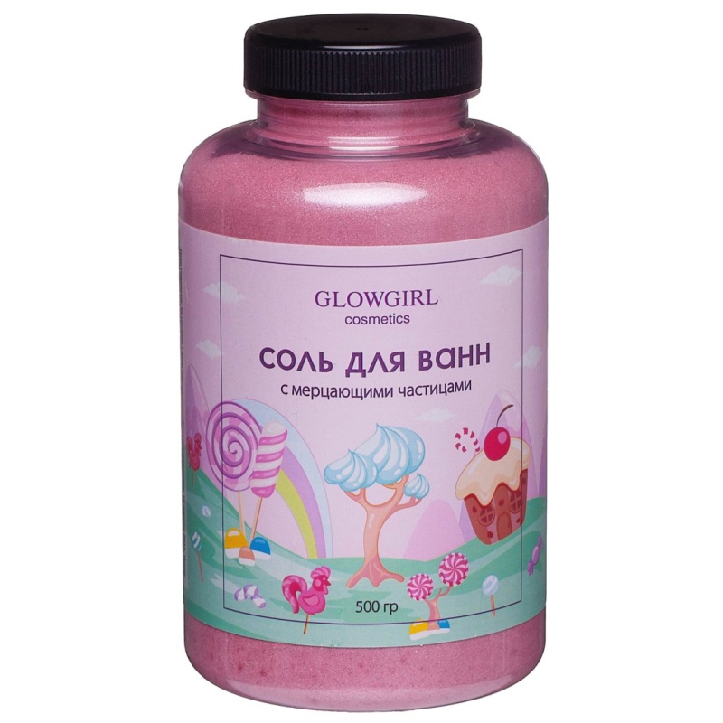 Морская соль для ванн Glowgirl Розовый гранат wellness touch соль для ванн морская розовое масло 460г