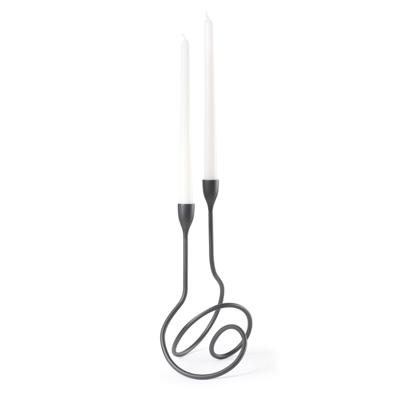 

Подсвечник Black+Blum Loop черный