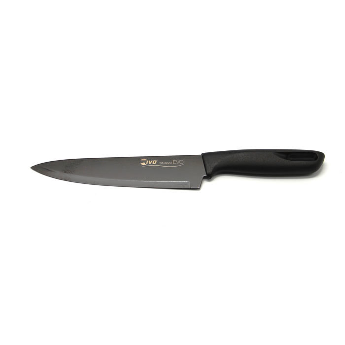 Нож поварской 18 см Ivo Titanium чёрный нож поварской 20 см wmf grand class