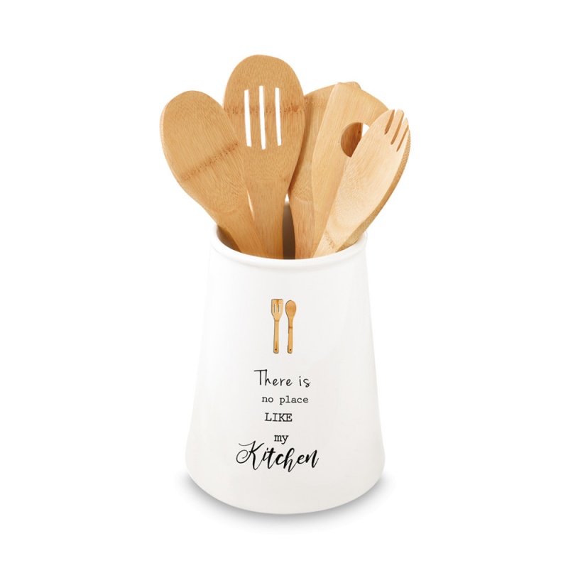 

Набор из 5-ти кухонных принадлежностей на подставке Easy Life Kitchen Elements