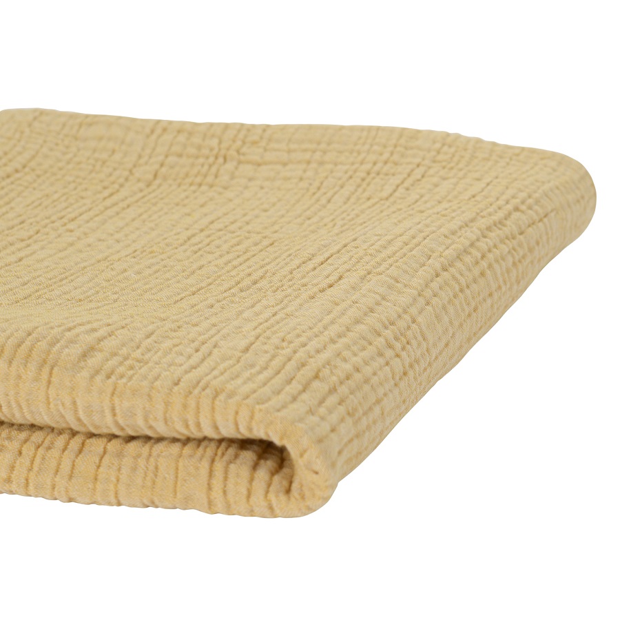 Одеяло из жатого хлопка 90 х 120 см Tkano Essential горчичный Tkano CKH-TK20-KIDS-BLK0001 - фото 4