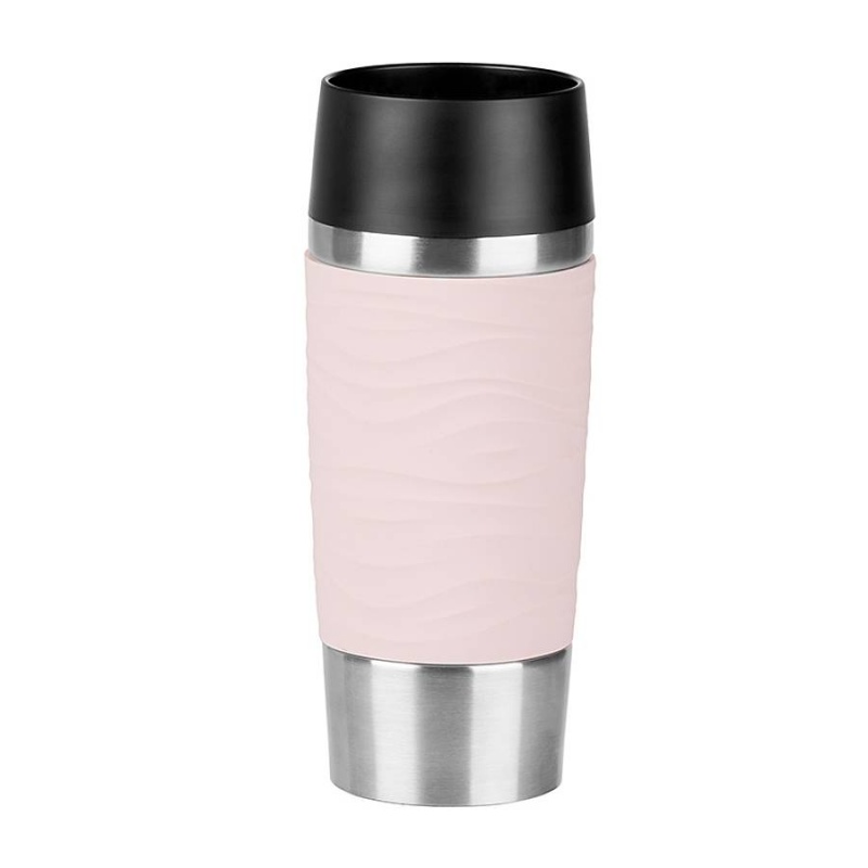 

Термокружка 360 мл Emsa Travel Mug Waves розовая