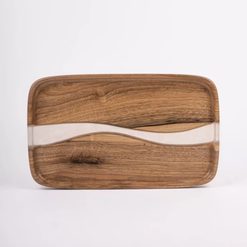 Поднос 40 см Мастерская Клименко Аура жемчуг