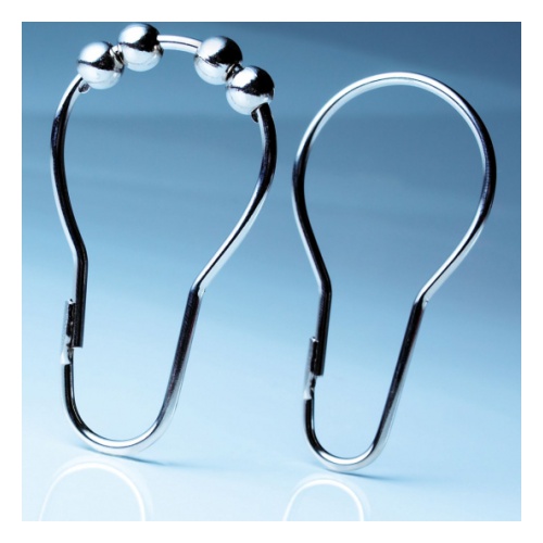 Кольца для штанги Ridder 12 шт хром универсальный