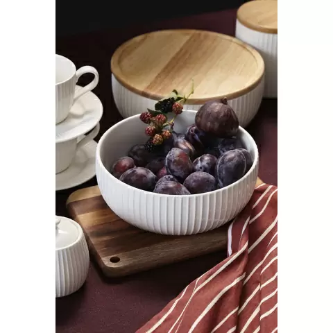 Салатник с крышкой Ø22 см Soft Ripples, Dual Glazing