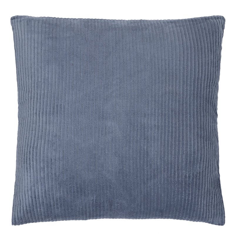 Чехол на подушку фактурный из хлопкового бархата темно-синего цвета  из коллекции essential, 45х45 с Tkano CKH-TK22-CC0016