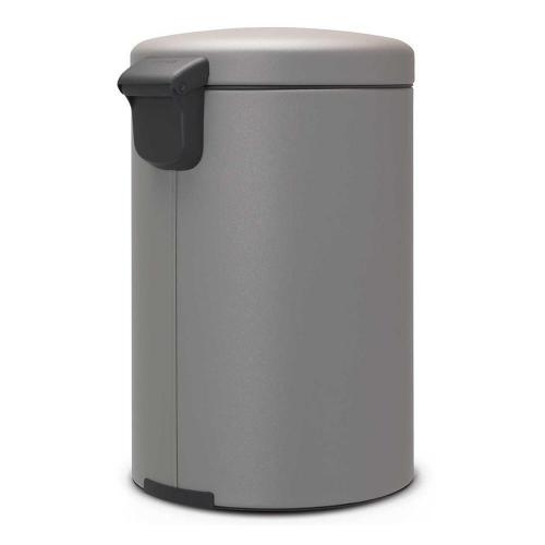 Стальной бак для мусора с педалью 20 л Brabantia NewIcon серый