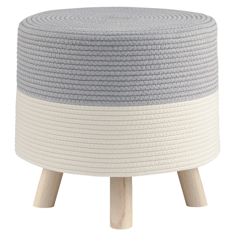 

Пуф 40 х 40 см Bergenson Bjorn Devy серый