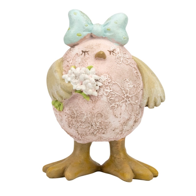 Сувенир Азалия Цыпленок розовый 1390₽