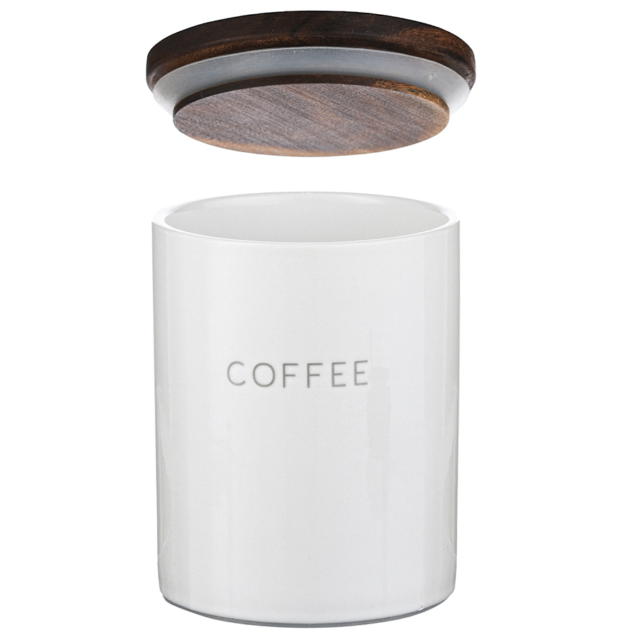 Контейнер для хранения кофе с деревянной крышкой Smart Solutions 1,2 л Smart Solutions CKH-CR1012C - фото 4