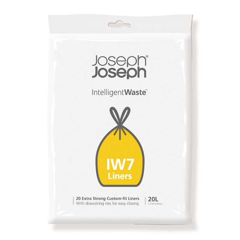Пакеты для мусора Joseph Joseph iw7 20л экстра прочные 20 шт. Joseph Joseph CKH-30059 - фото 1