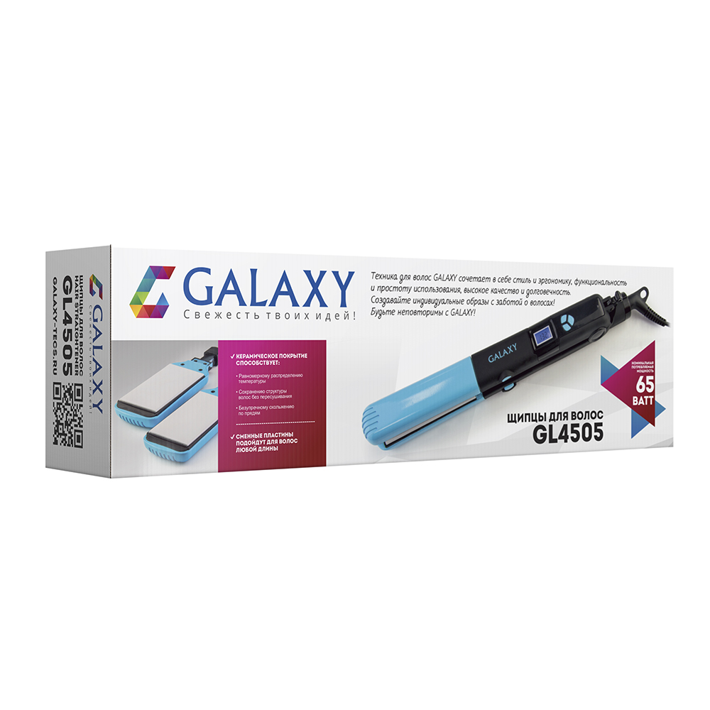 Щипцы для волос Galaxy GL4505 Galaxy DMH-ГЛ4505 - фото 7