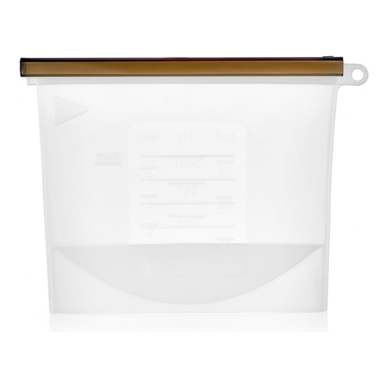 Пакет многоразовый для хранения продуктов 1 л Walmer Home Chef корзина для хранения с ручками ladо́m 23×16×12 см серый