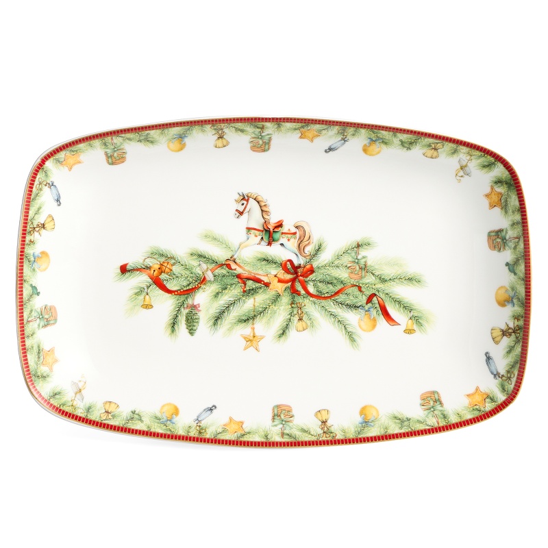 Блюдо 253 x 163 x 32 см Lefard Щелкунчик 2090₽