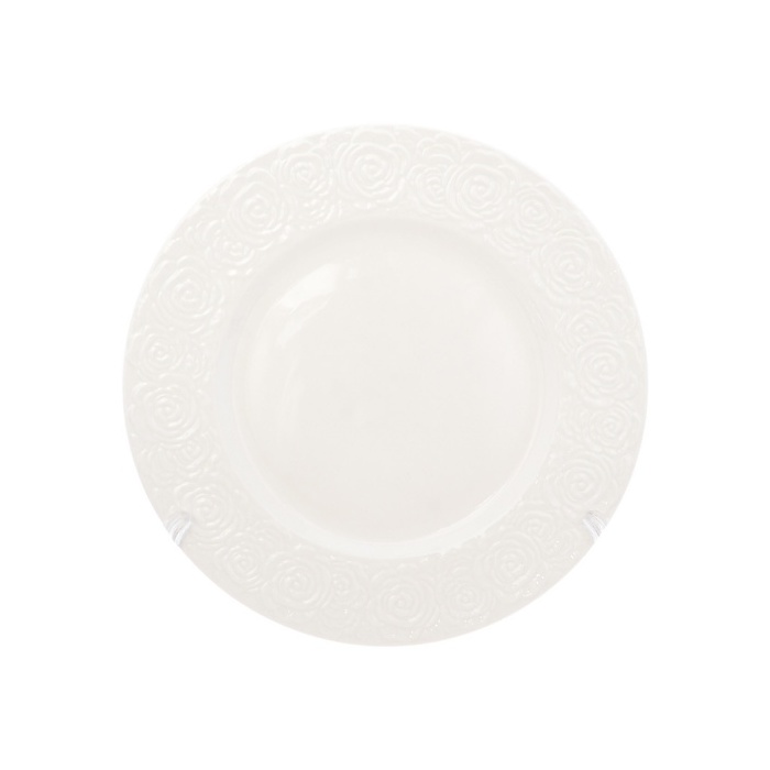 Набор обеденных тарелок 21 см Royal Classics Белые розы 2 шт Royal Classics CKH-46460 - фото 1