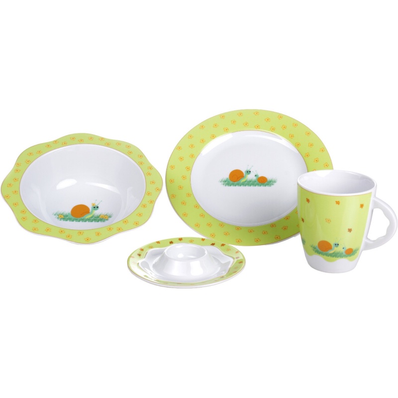 Набор детской посуды Сmielow Улитка 4 предмета