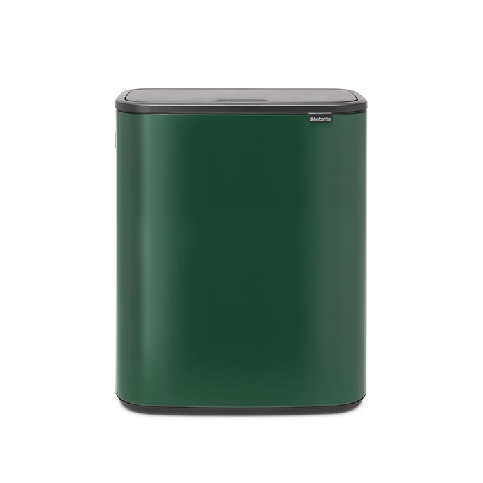 Мусорный бак 2 х 30 л Brabantia Touch Bin Bo зелёная сосна система для мытья окон 2 в 1 soft touch