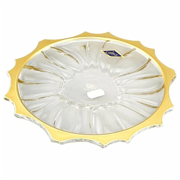 Тортница 35 см Aurum Crystal Plantica Gold 8790₽