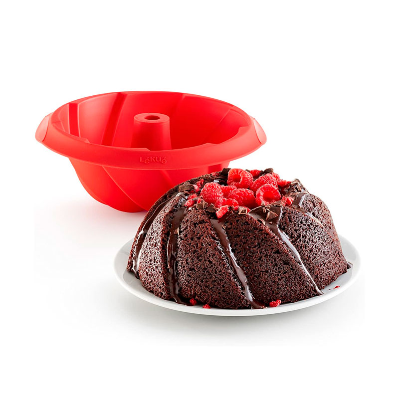 Форма для выпечки кекса 20 см Lekue Саварин красный Lekue CKH-1211820R01M017 - фото 2