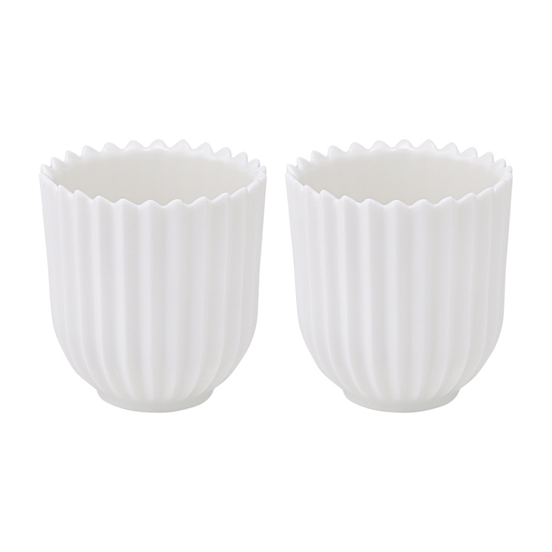 Набор подставок для яиц Tkano Edge S 2 шт белый