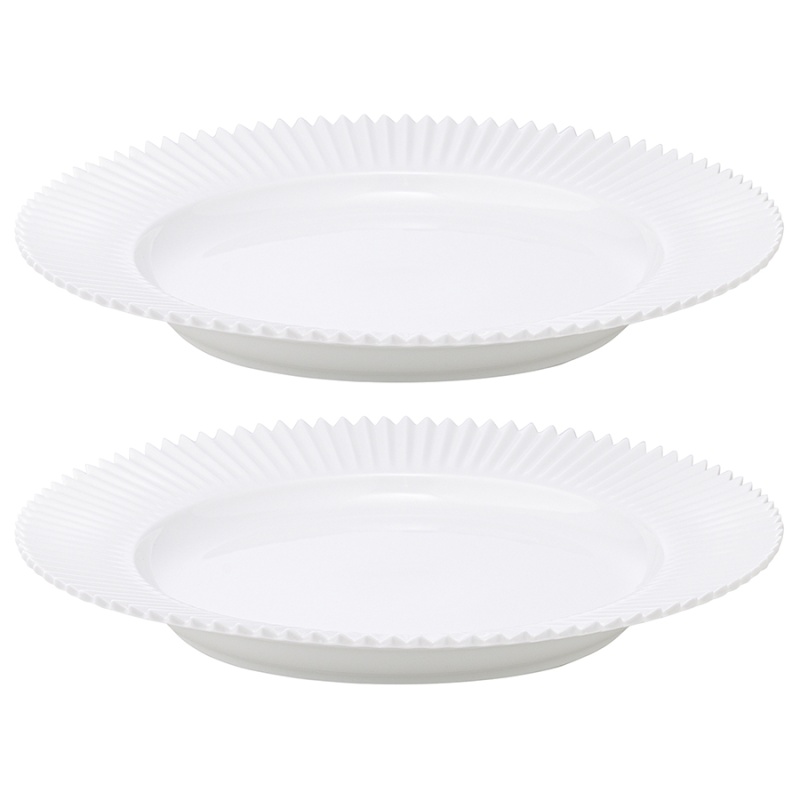 Набор тарелок 26 см Tkano Edge белый 2 шт 2390₽