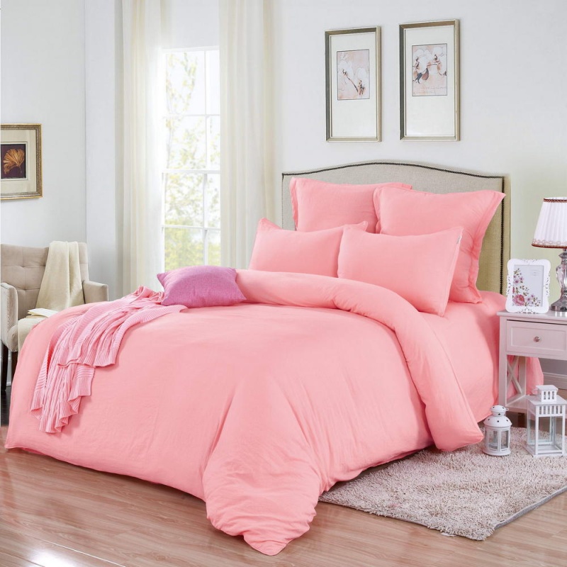 

Комплект постельного белья семейный Sofi de Marko Асти розовый