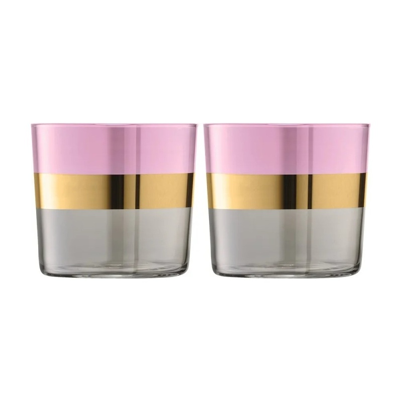 Набор стаканов 310 мл LSA International Bangle 2 шт розовый 807₽