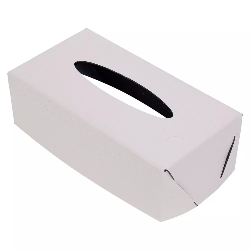 Салфетница из кожи 23 х 12 х 7 см Vero кремовая