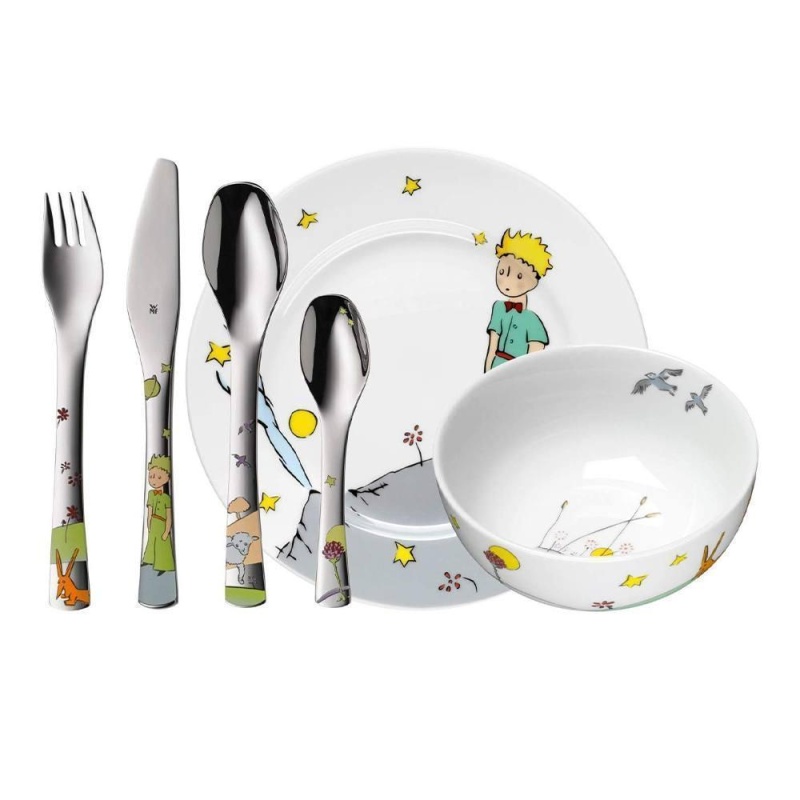 Набор посуды детский WMF The Little Prince ecoiffier обеденный набор с салатом и продуктами 100% chef