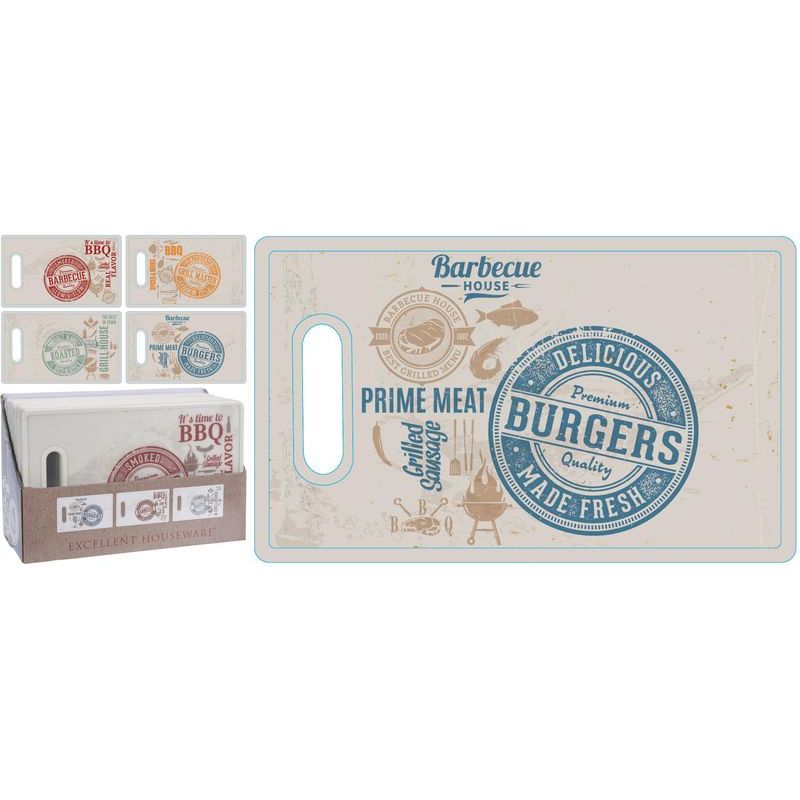 

Доска разделочная 36х22 см "Burgers" в ассортименте