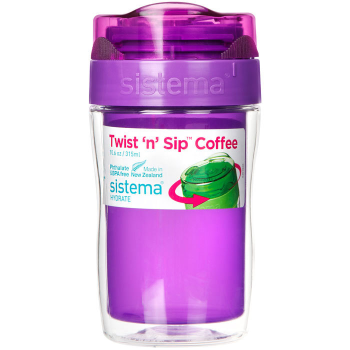 Термокружка для кофе 315 мл Sistema To-Go фиолетовый