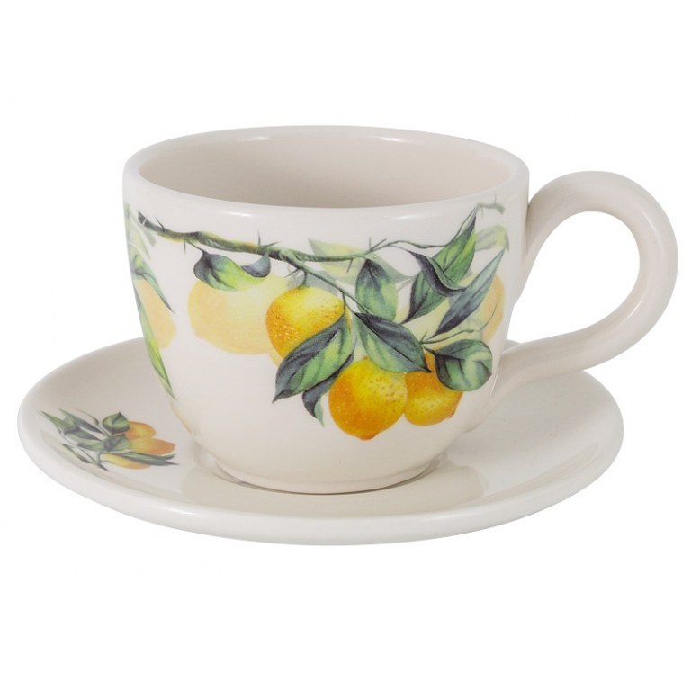 

Пара чайная 350 мл Ceramica Cuore "Lemon" керамика