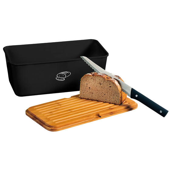 Хлебница с крышкой и доской для резки Kesper от CookHouse